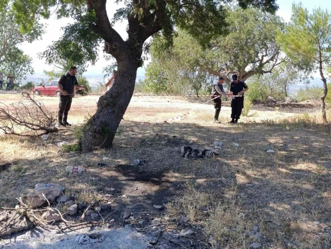 Soma’da semaver ateşinden çıkan yangın söndürüldü: 1 gözaltı