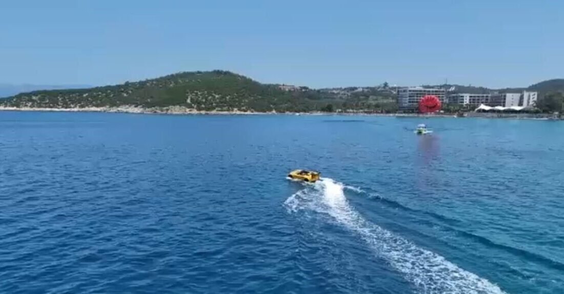 Turizm mevsiminin başlaması ile sahillerinde son günlerde dikkat çeken yeni