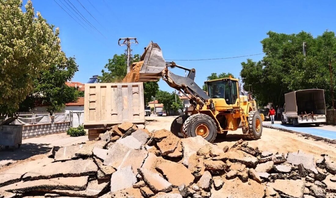 Tavas Bağlar bölgesinde yapılan altyapı ve üst yapı çalışmaları dolayısıyla