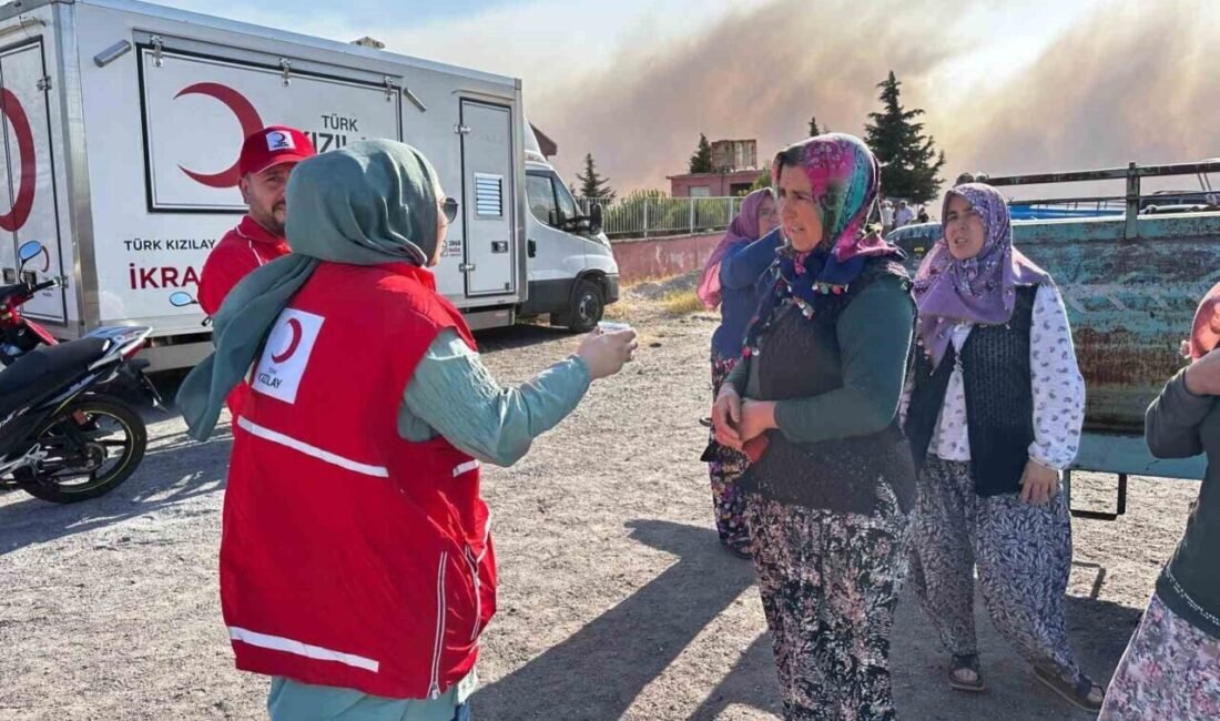 Manisa’nın Akhisar ilçesinde başlayan orman yangını dolayısıyla bölgeye giden Türk