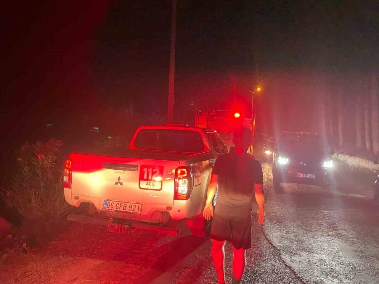 Uçurumdan uçan motosiklet sürücüsü yaralandı