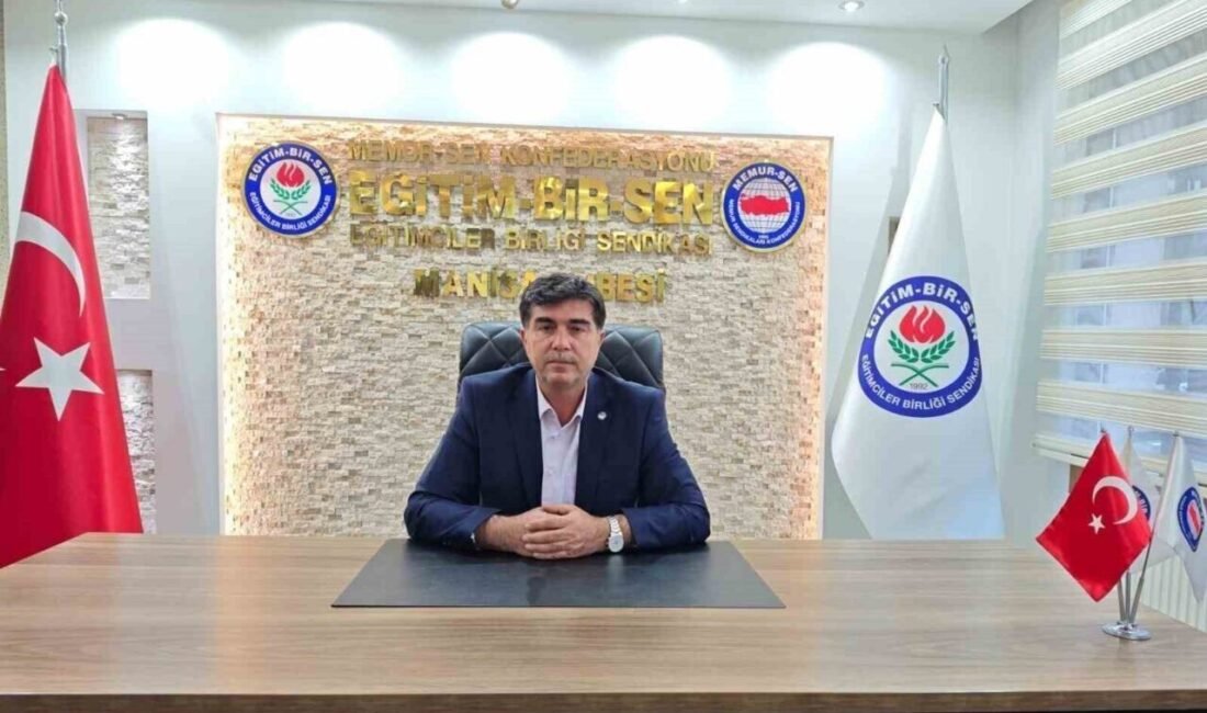 Eğitim-Bir-Sen Manisa 1 Nolu Şube Başkanı Ahmet Yasav, eğitimdeki temel