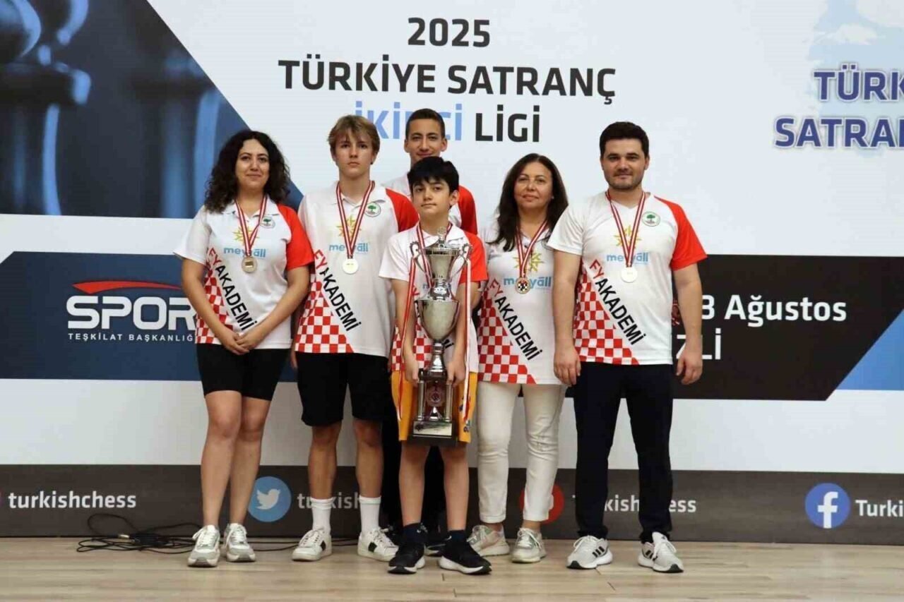 2025 Türkiye Satranç İkinci Ligi’nde şampiyon Fatma Yılmaz Spor Kulübü