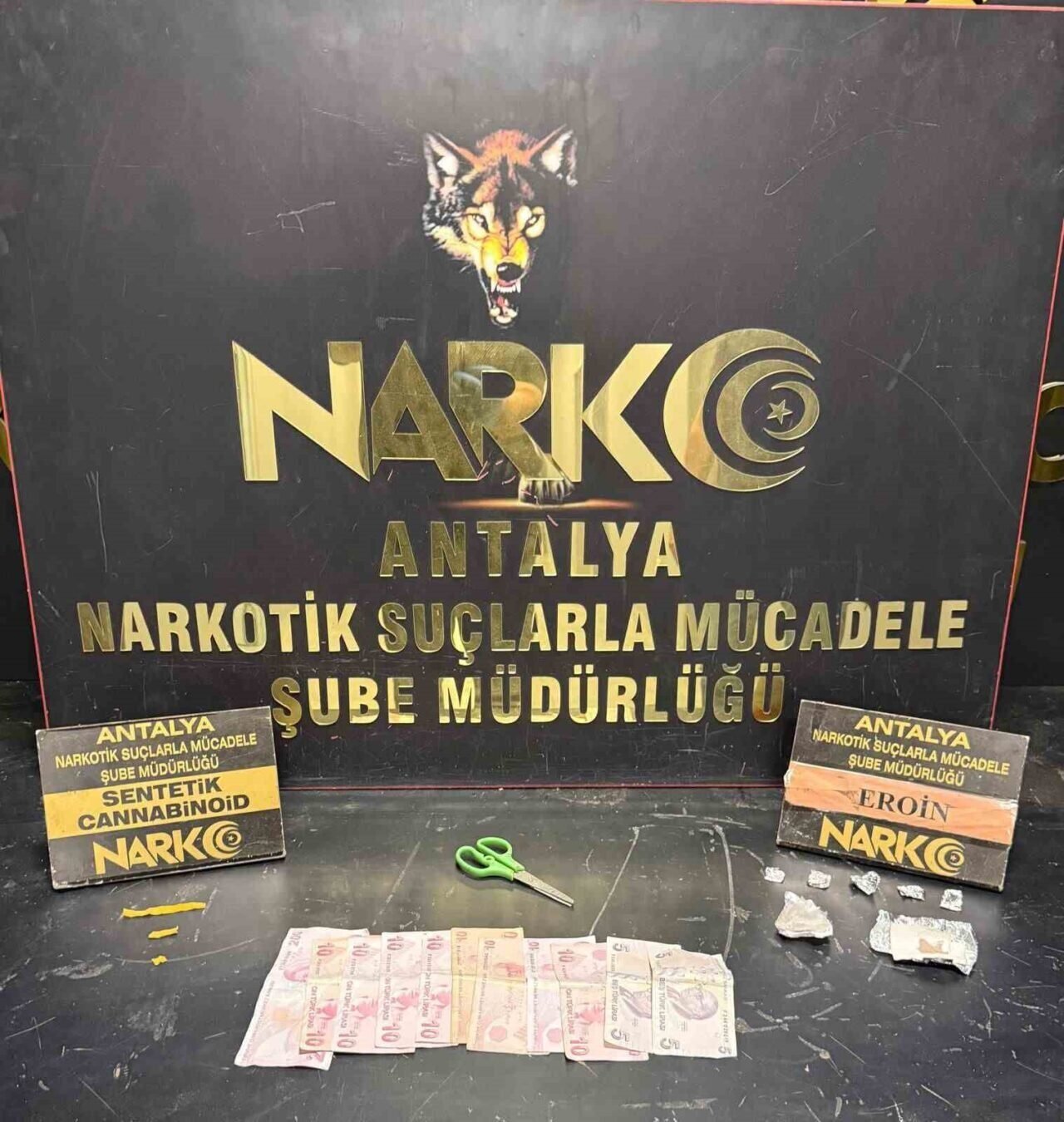 Antalya’da narkotik operasyonlarında 1 haftada çok sayıda uyuşturucu madde ele geçirildi