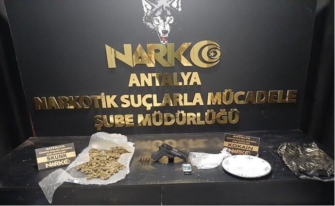 Antalya’da son 1 haftada uyuşturucu operasyonlarında 22 kişi tutuklandı