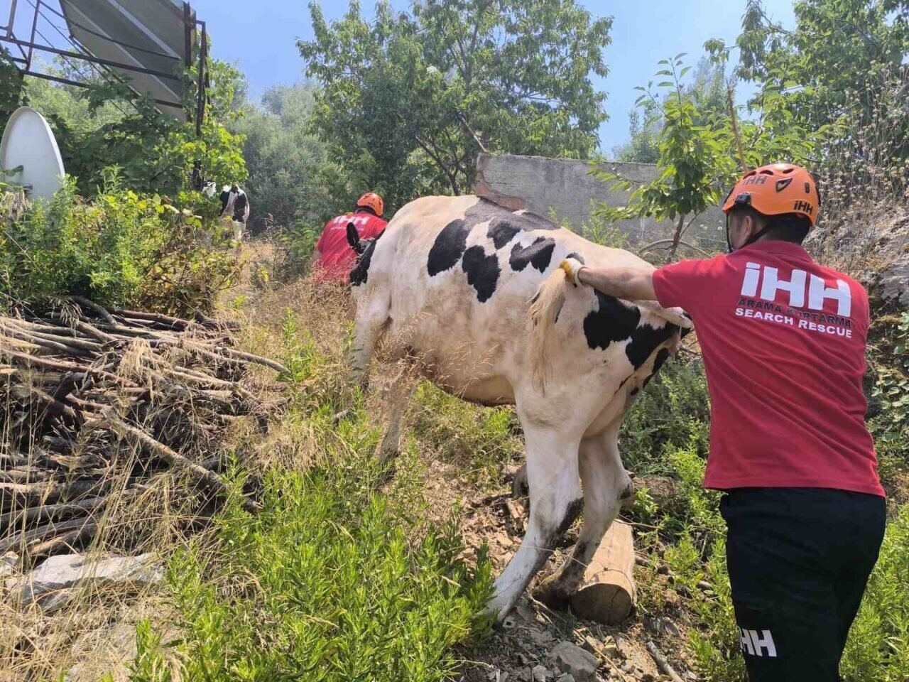 Antalya’da yerleşim yerlerini tehdit eden orman yangınında bazı evler tahliye edildi