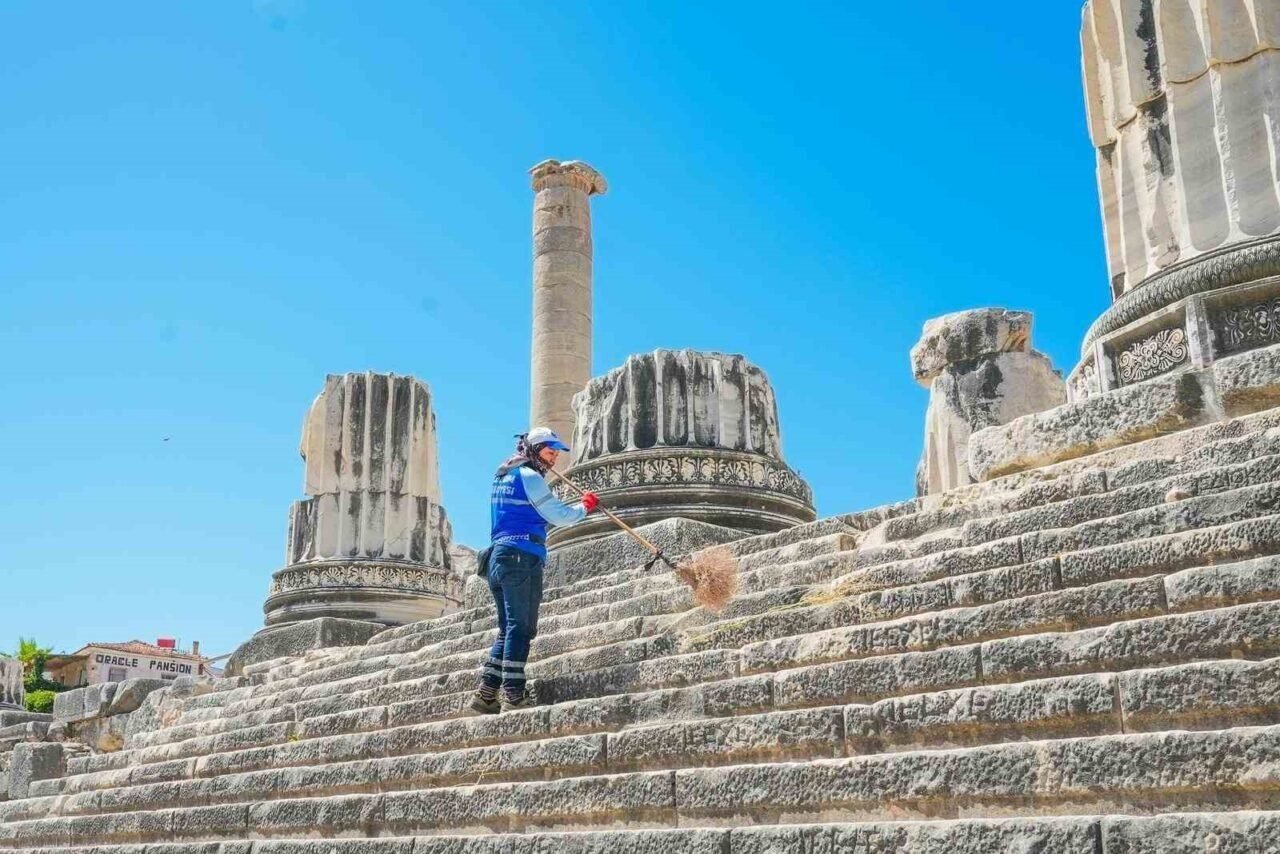 Apollon Tapınağı’nda gece ziyaretleri için hazırlıklar sürüyor