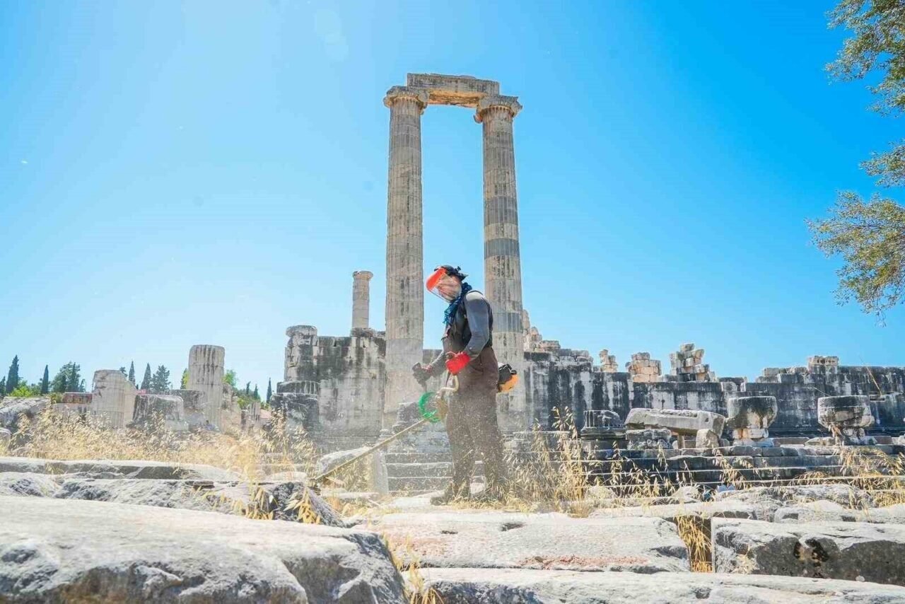 Apollon Tapınağı’nda gece ziyaretleri için hazırlıklar sürüyor