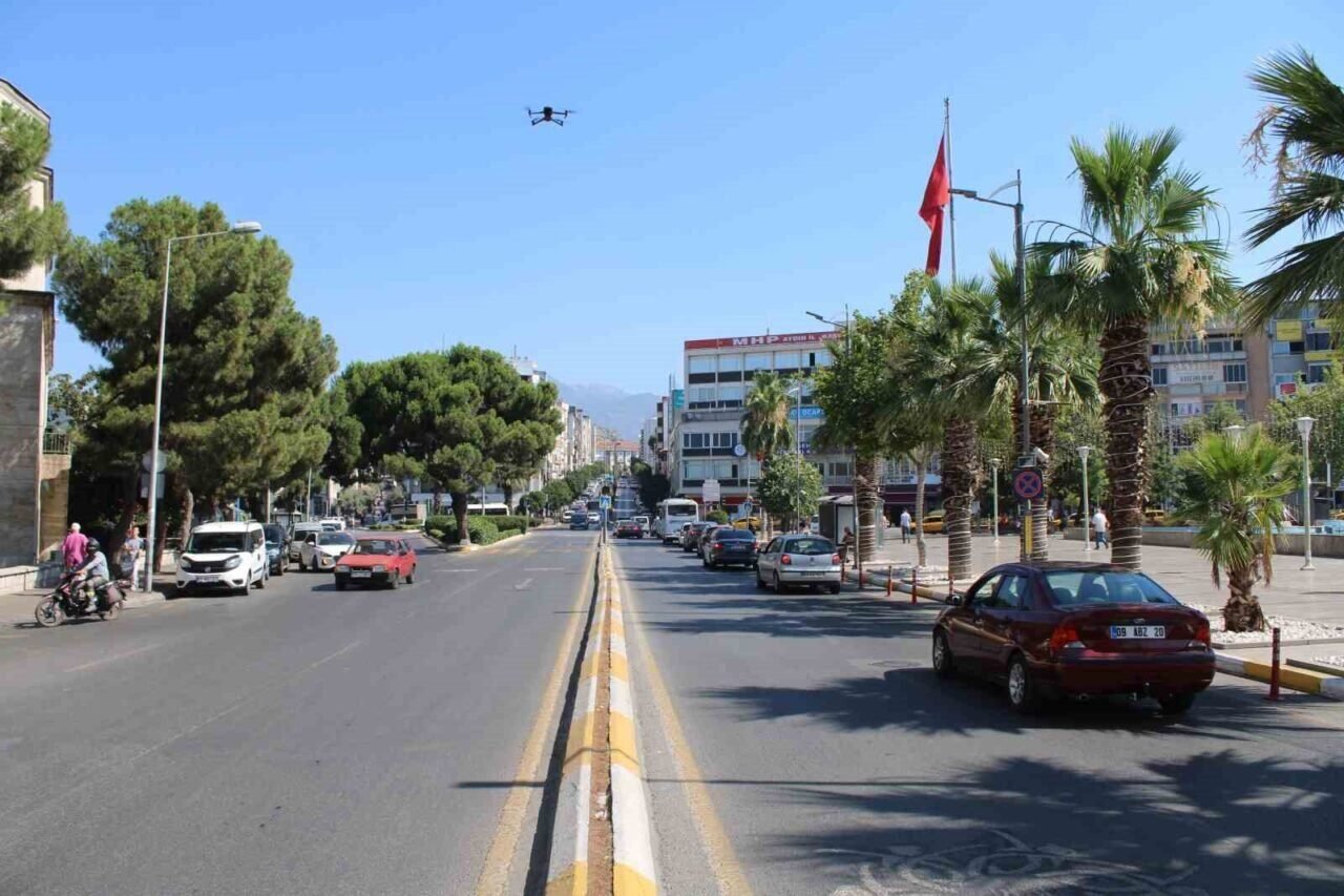 Aydın’da drone destekli asayiş ve trafik denetimi yapıldı