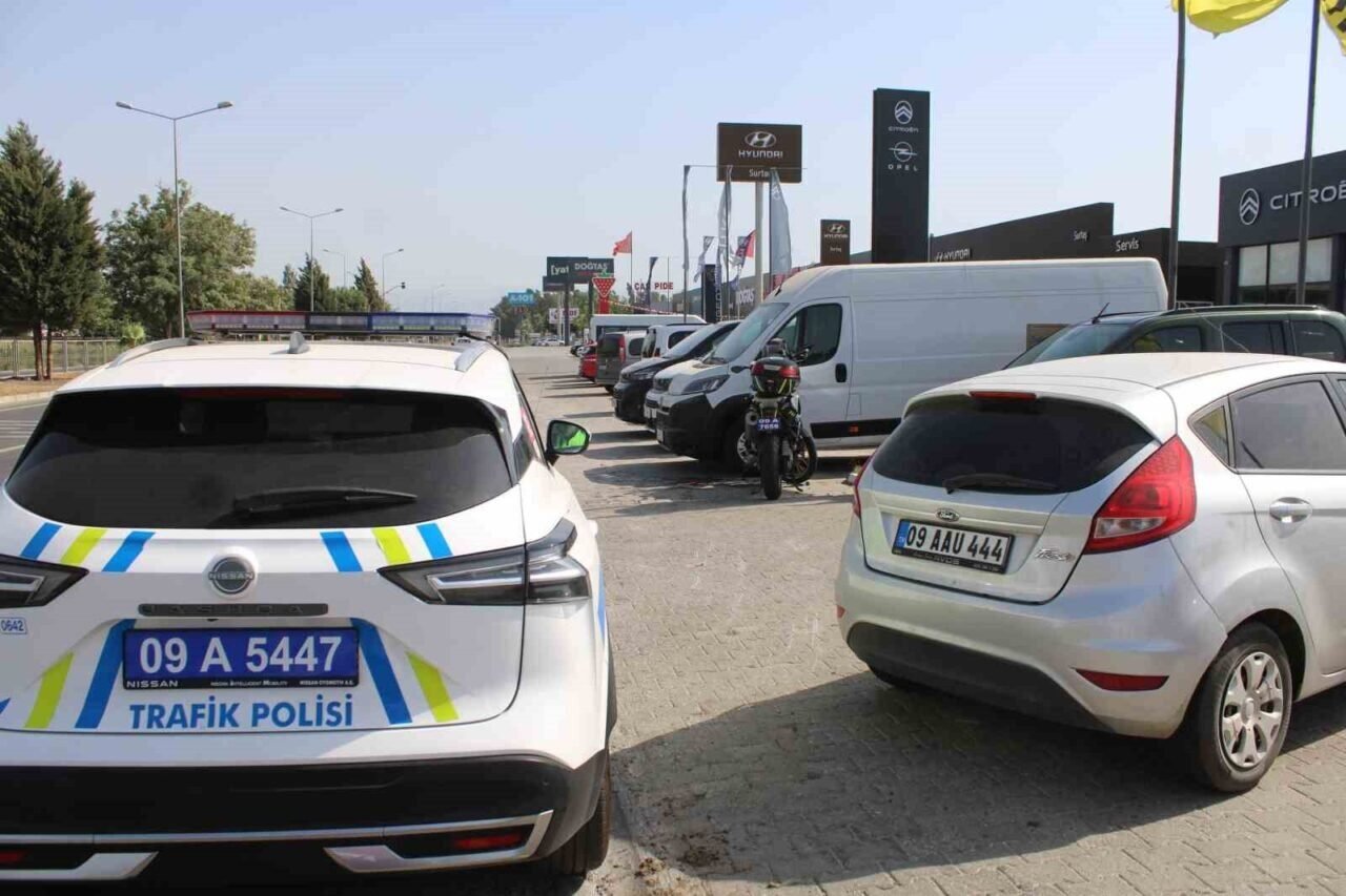 Aydın’daki kazada polis memuru yaralandı