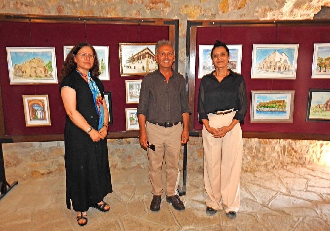 Çeşme’nin tarihi yapıları resim ve fotoğraf karelerinde hayat buldu