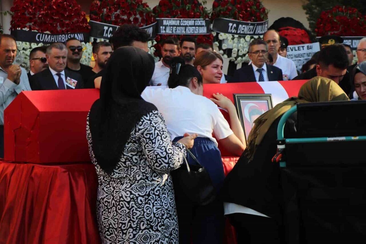 Denizlili şehit orman işçileri için tören düzenlendi
