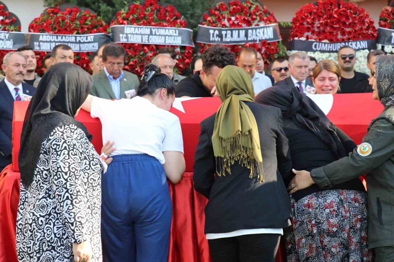 Denizlili şehit orman işçileri için tören düzenlendi