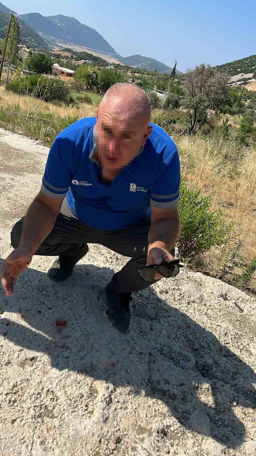 Depodan izinsiz su çekimini denetleyen personelin burnunu kırdı