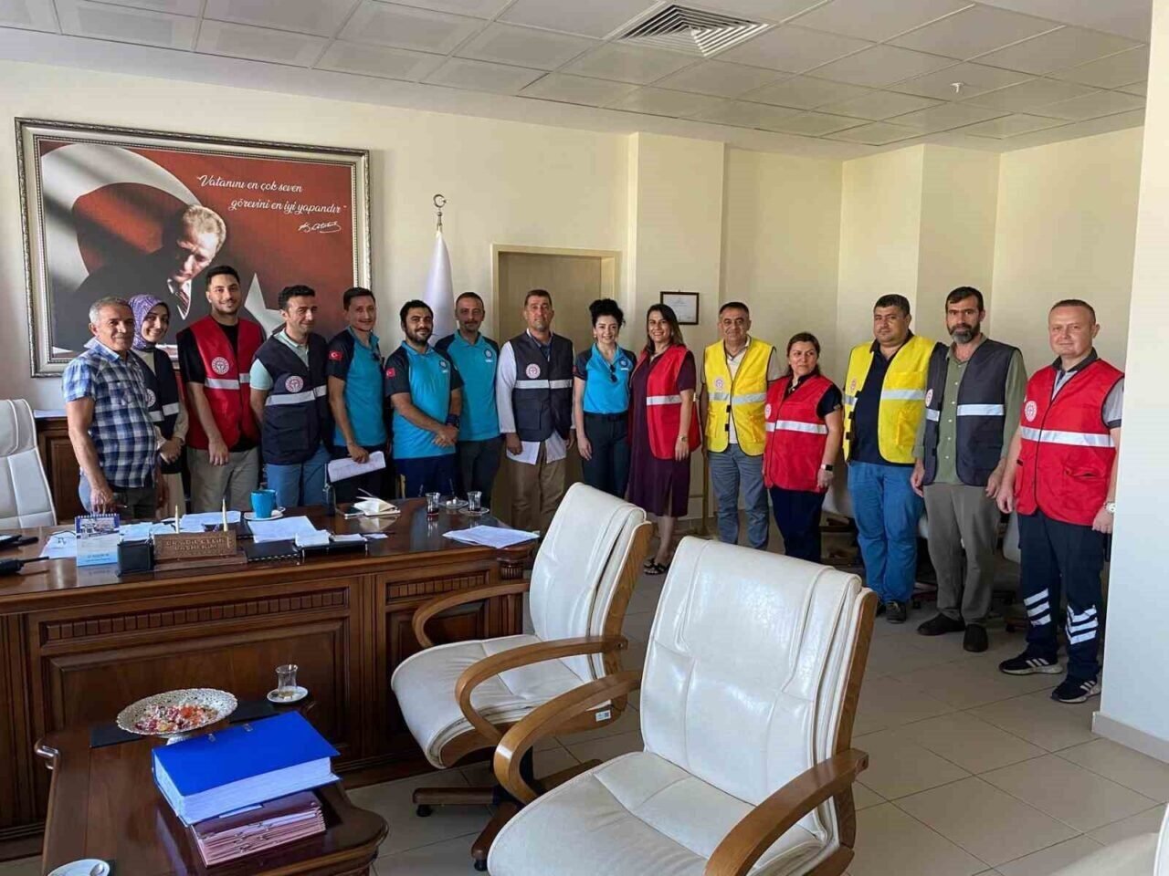 Gazipaşa Devlet Hastanesi’nde gerçeği aratmayan tatbikat
