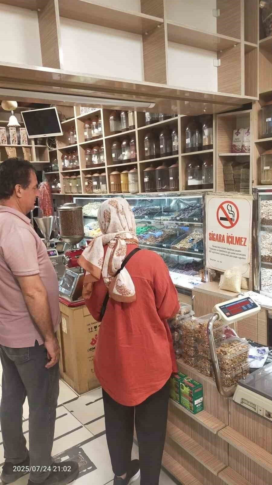 Gazipaşa’da sigara denetimi yapıldı