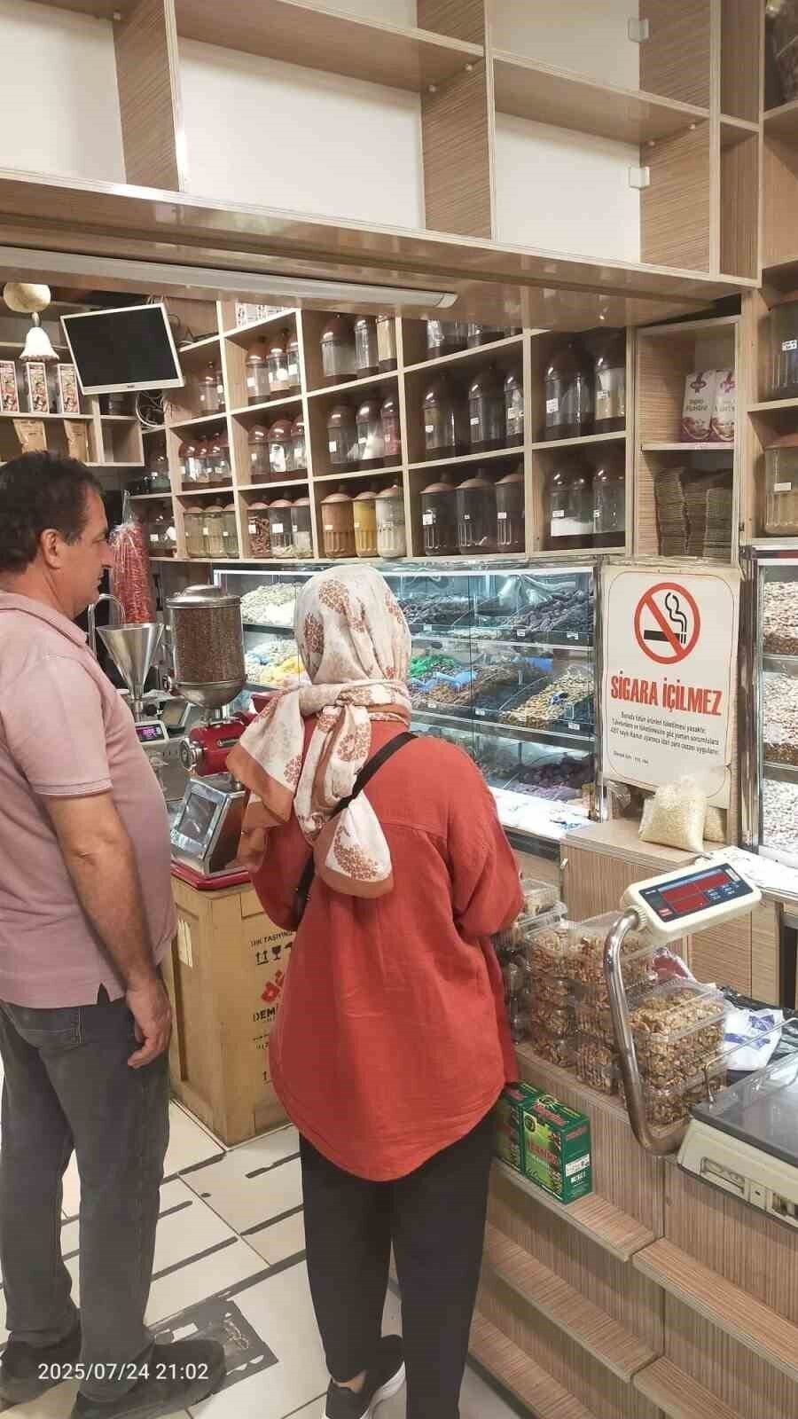 Gazipaşa’da sigara denetimi yapıldı