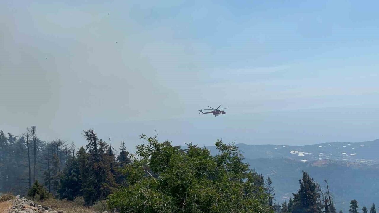 Gazipaşa’daki orman yangını 3. gününde kontrol altına alındı