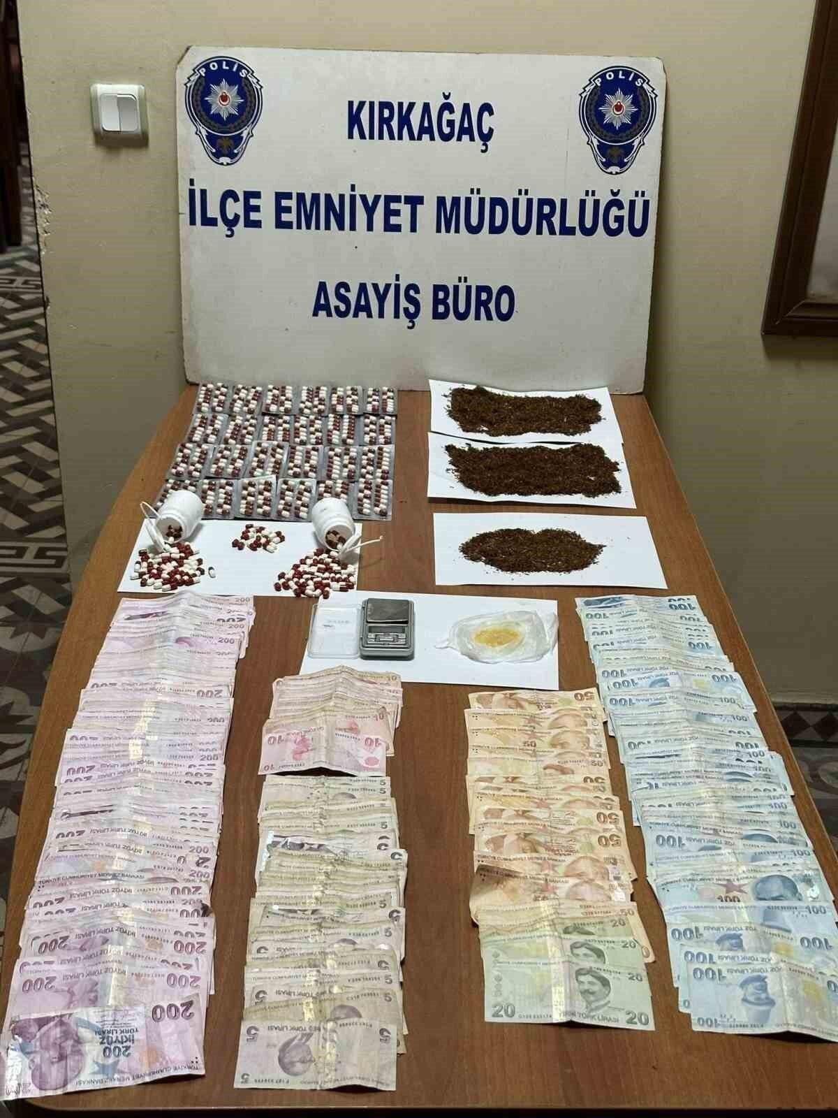 Kırkağaç’ta uyuşturucu operasyonu: 1 tutuklama