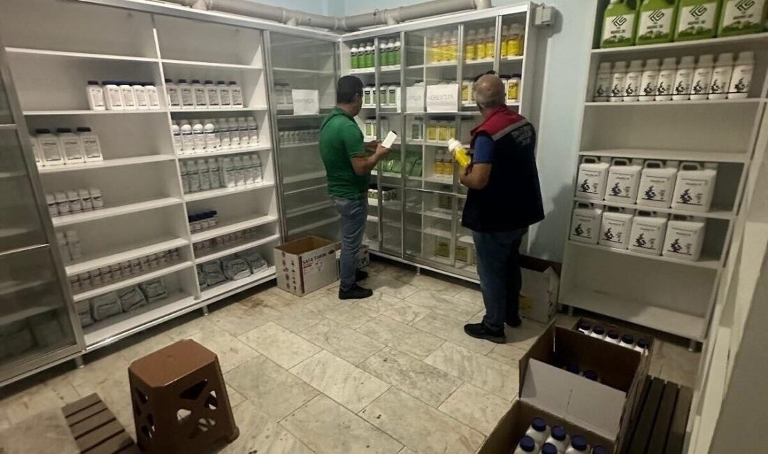 Köşk İlçe Tarım Müdürlüğü Bitki Sağlığı personelleri Karpuzlu ilçesinde Bitki