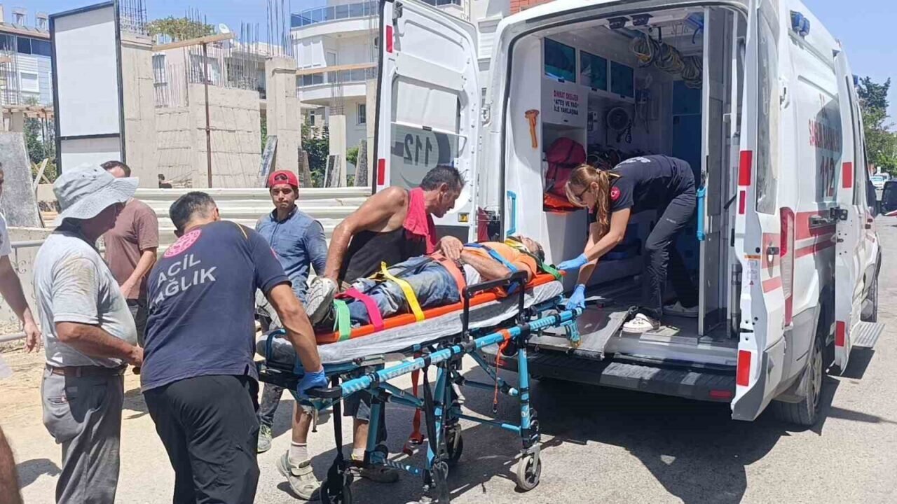 Manavgat’ta iş kazası: 2 yaralı Manavgat’ta iş kazası: 2 yaralı