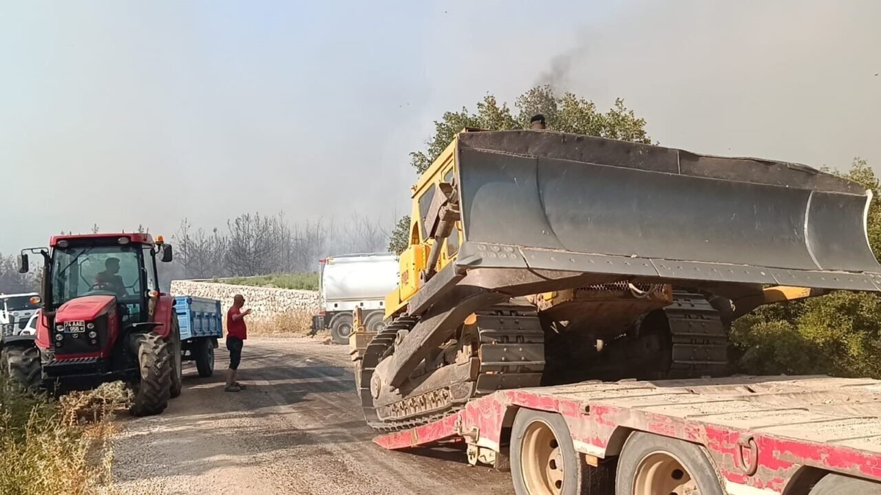 Manisa’da orman yangını