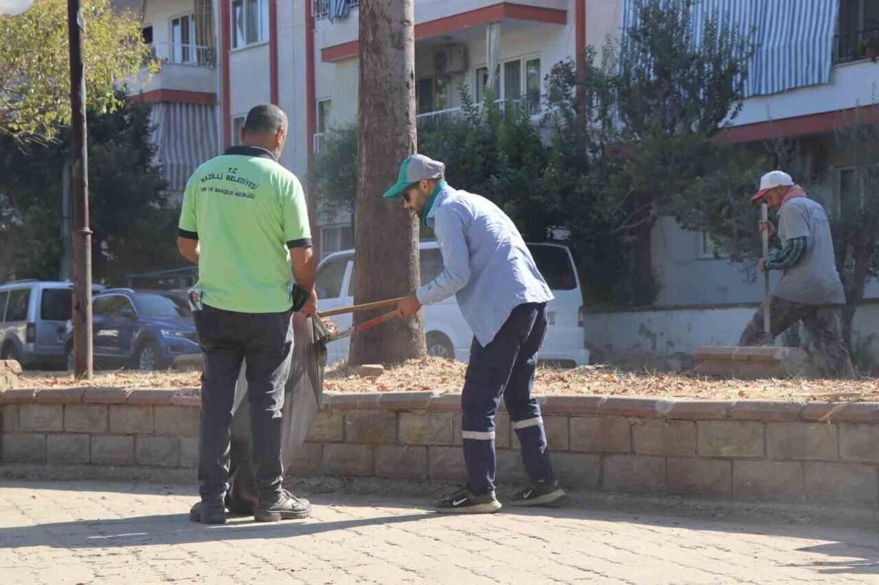 Nazilli Belediyesi’nden Sümer Mahallesi’nde bakım ve temizlik çalışması