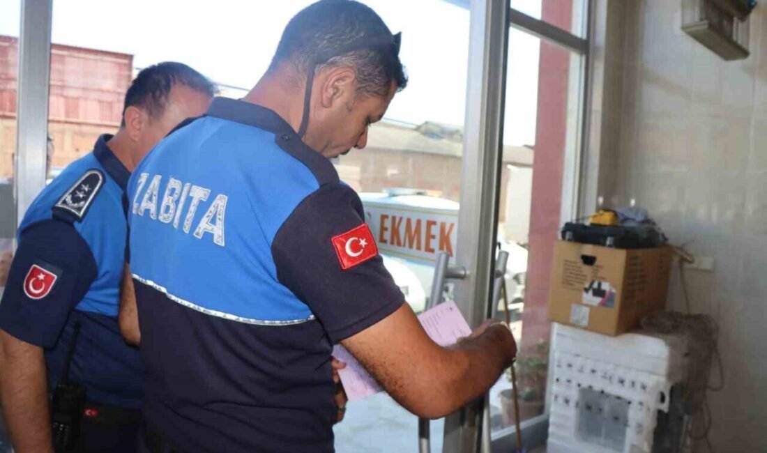 Nazilli Belediyesi ile İlçe Tarım ve Orman Müdürlüğü ekipleri çarşı