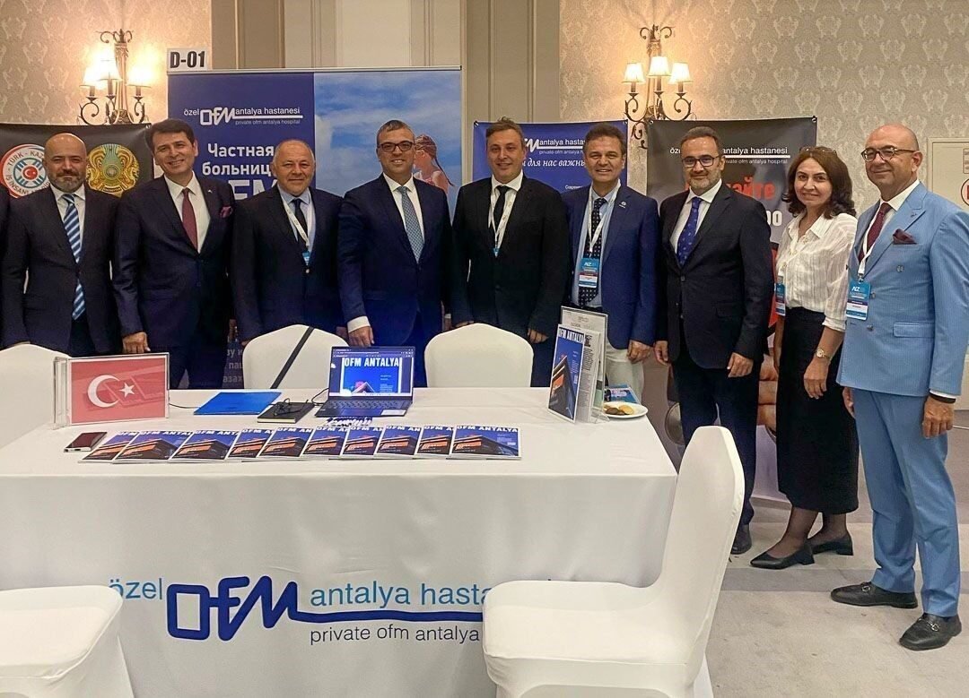 OFM Hastanesi, Kazakistan’daki sağlık fuarında Türkiye’yi temsil etti