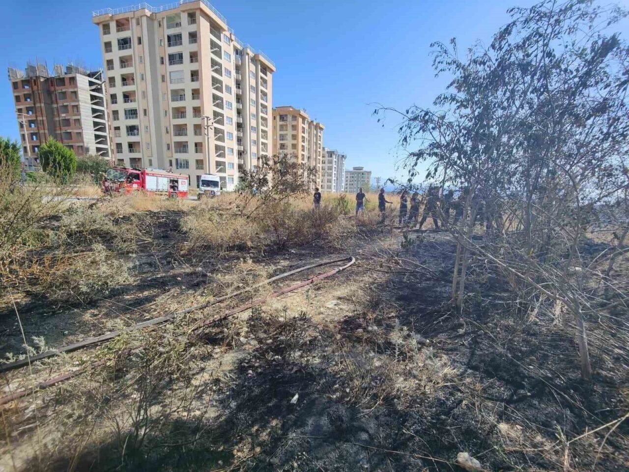 Patlıcan közlerken uçurumdan yuvarlandı