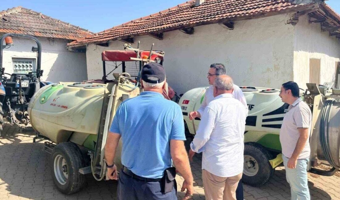 Sarıgöl Kaymakamı Halil Dalak orman yangınları ile mücadele kapsamında Doğuşlar,