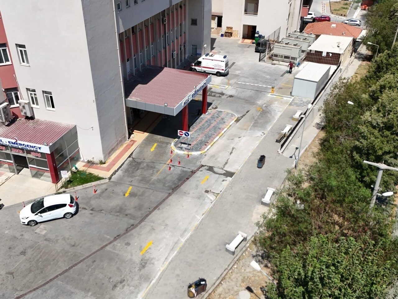 Söke Devlet Hastanesi’nde Ambulans Dönüş Alanı projesi tamamlandı