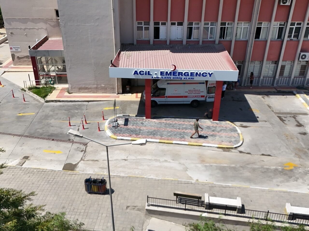 Söke Devlet Hastanesi’nde Ambulans Dönüş Alanı projesi tamamlandı
