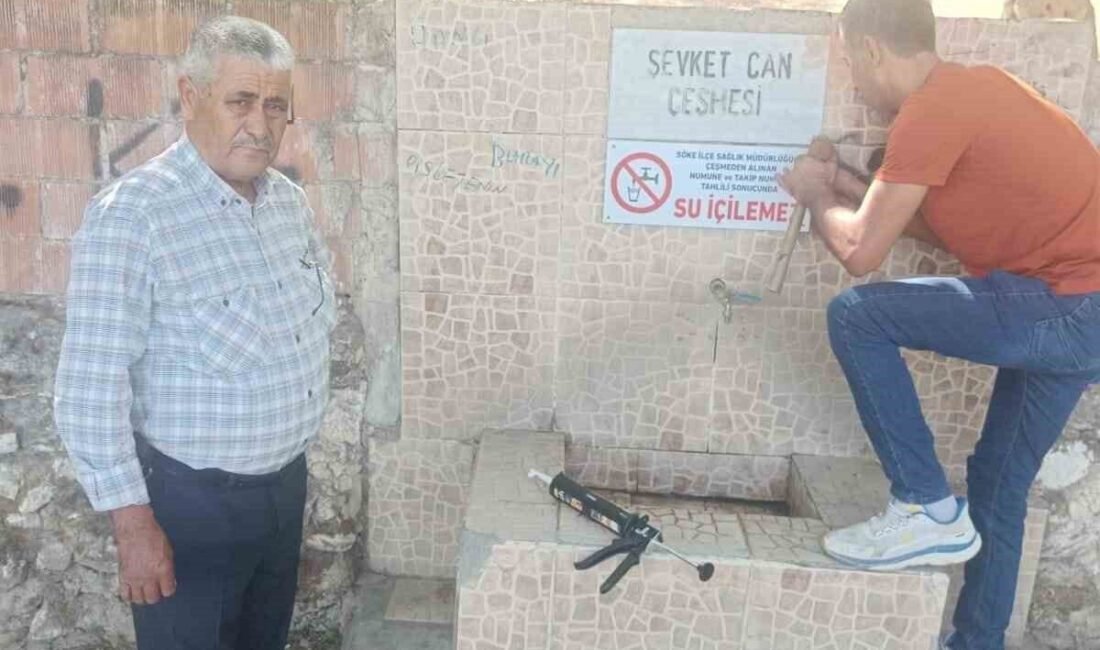 Söke İlçe Sağlık Müdürlüğü’nün yaptığı su analizlerinin ardından, bazı mahallelerdeki