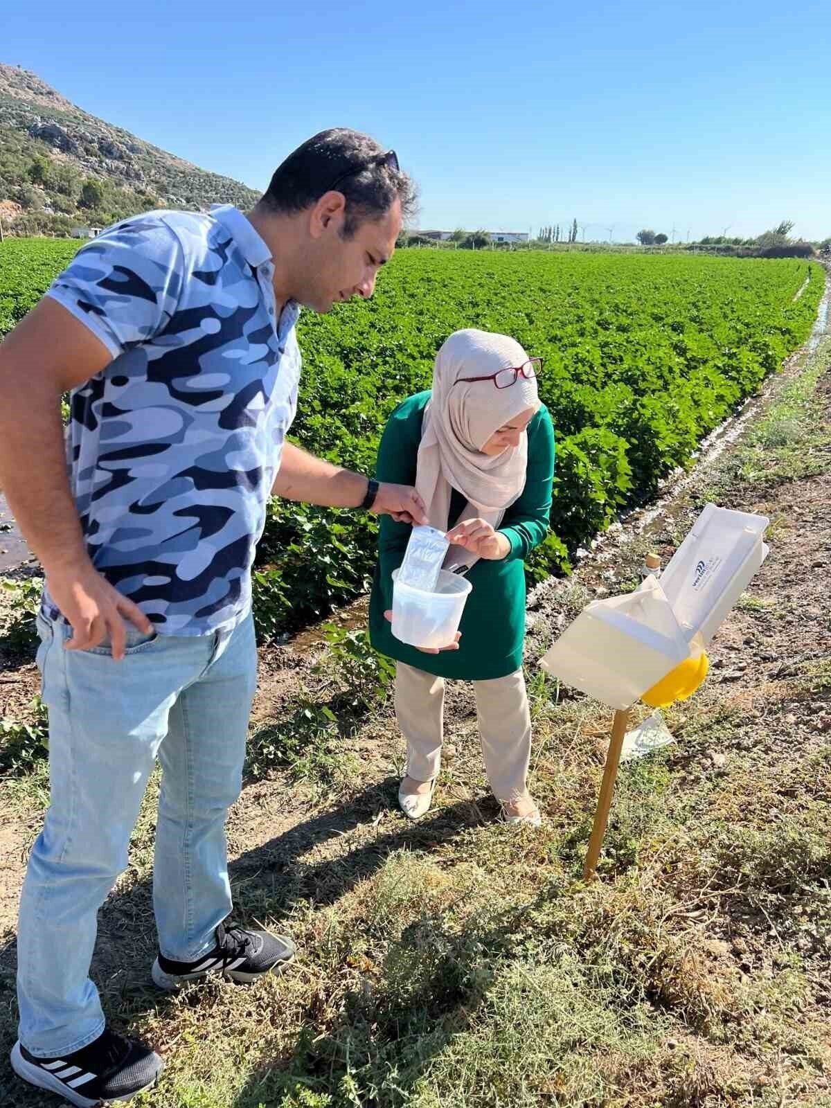 Söke’de tarla ve bahçelerde zararlı kontrolleri gerçekleştirildi