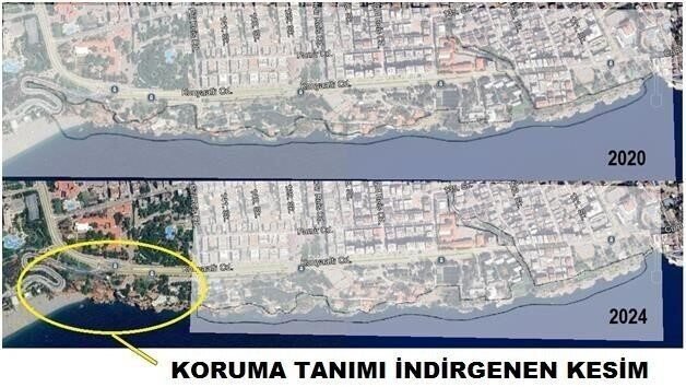 Statüsü değiştirilen falezlerin bir bölümü için yapılaşma endişesi