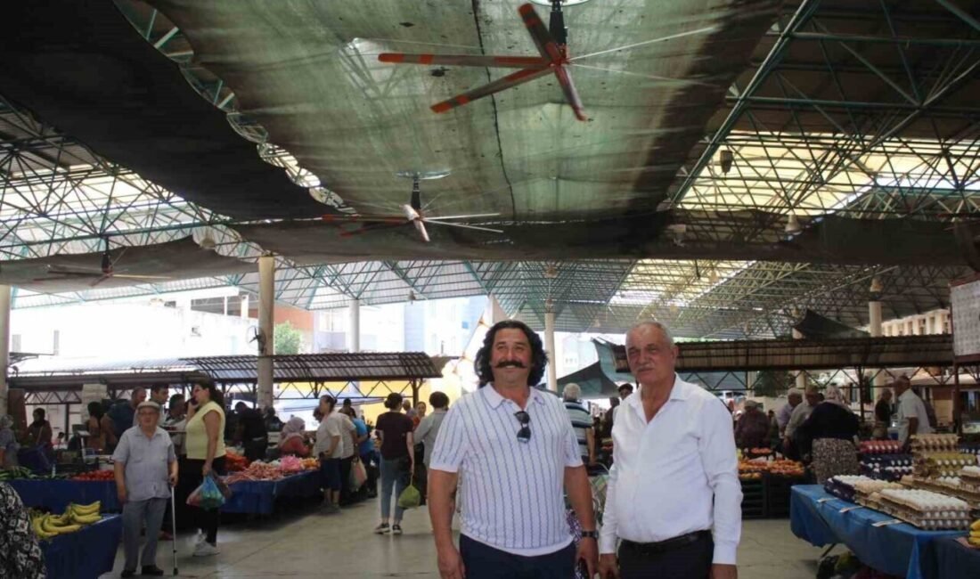 Sultanhisar ilçe merkezimizde bulunan kapalı pazaryerine belediye tarafından 12 adet
