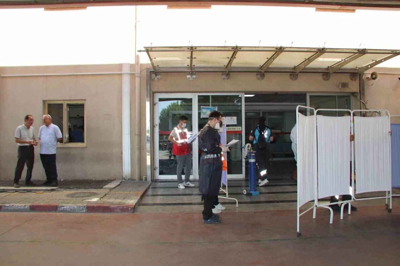 Turgutlu Devlet Hastanesi’nde gerçeği aratmayan HAP tatbikatı
