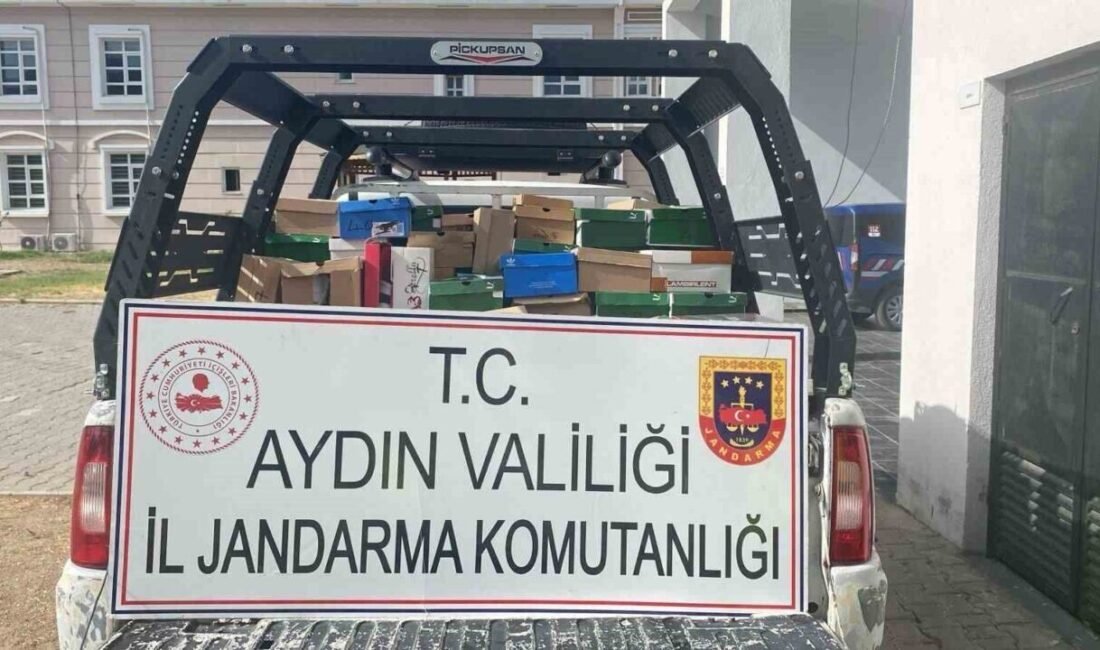 Ünlü markaların taklitlerini satmak istedi, Aydın’da yakayı ele verdi Ünlü spor ayakkabısı markalarının taklitlerini satmak amacıyla İzmir’den Aydın’ın Germencik