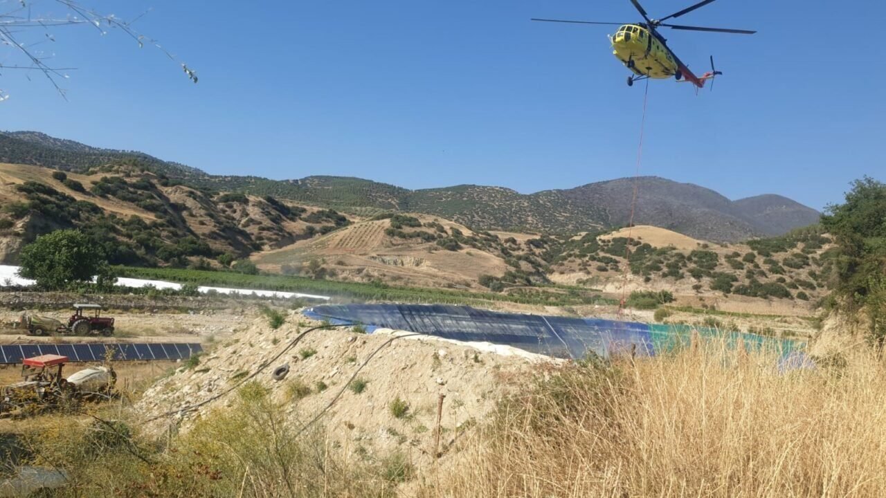 Yangın için su anonsu