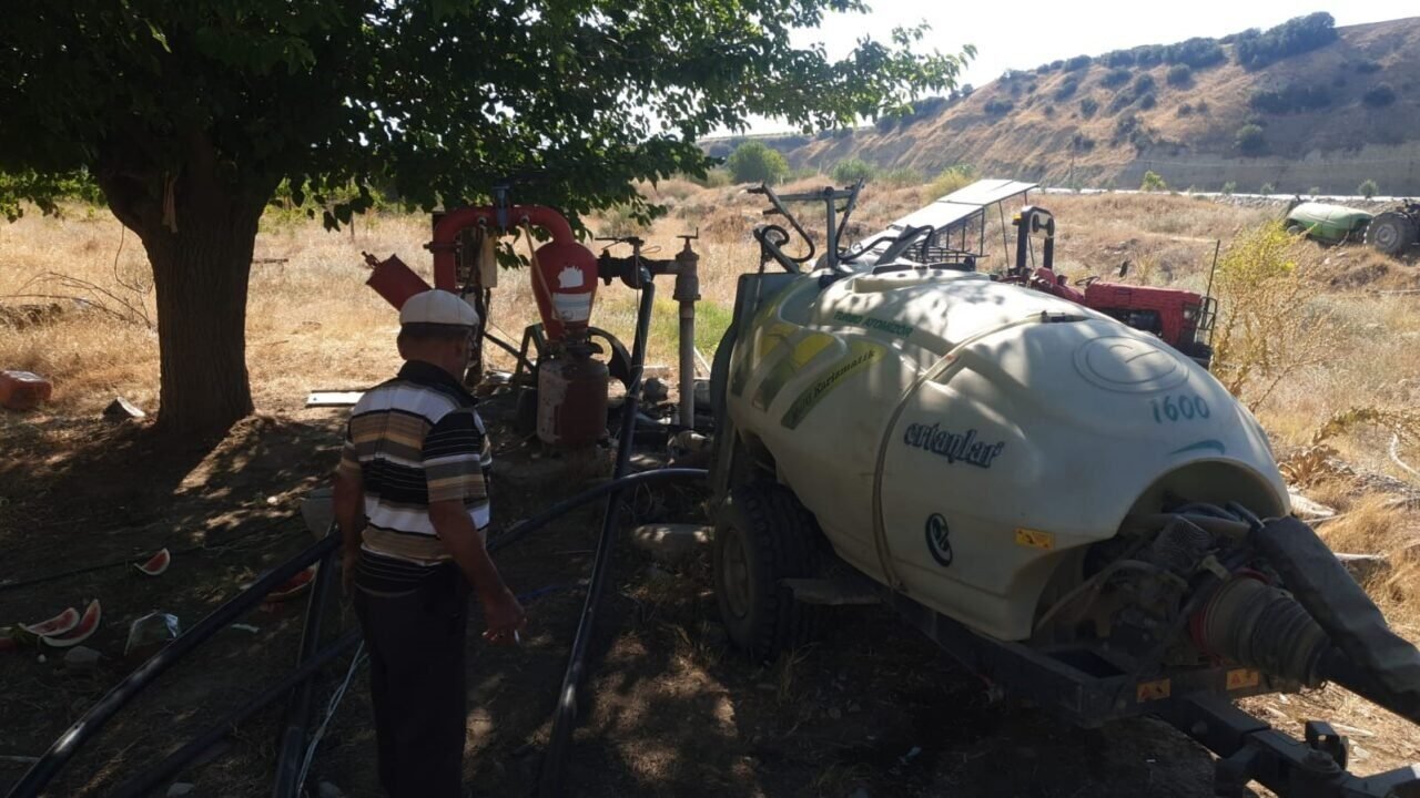 Yangın için su anonsu