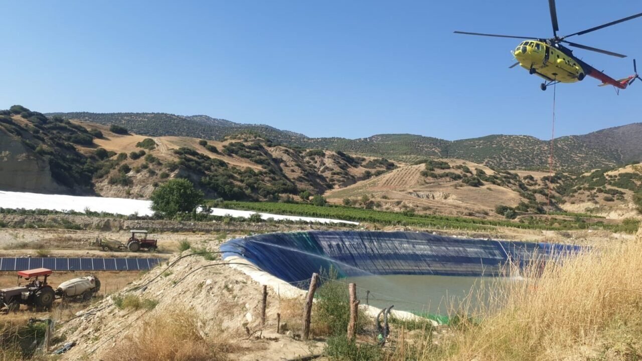 Yangın için su anonsu