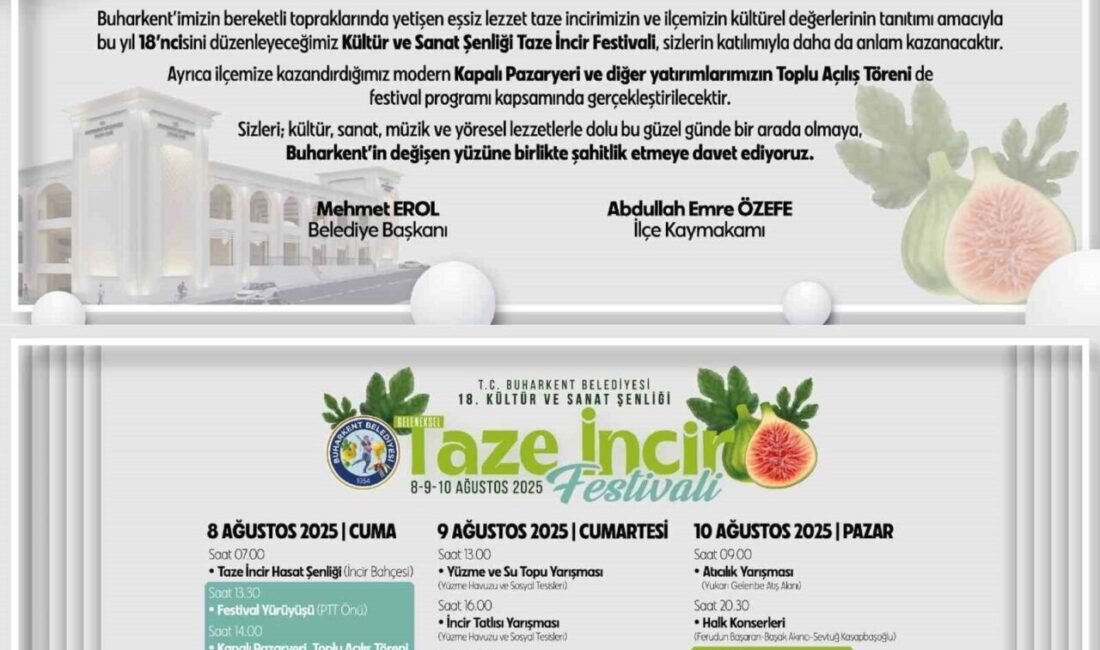 Aydın’ın Buharkent ilçesinde bu yıl 18’incisi düzenlenecek olan Kültür ve