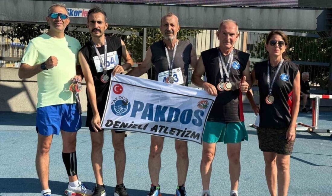 Denizlili Master Atlet Abdullah Yavuz Ertekin, 1500 metrede rüzgar gibi