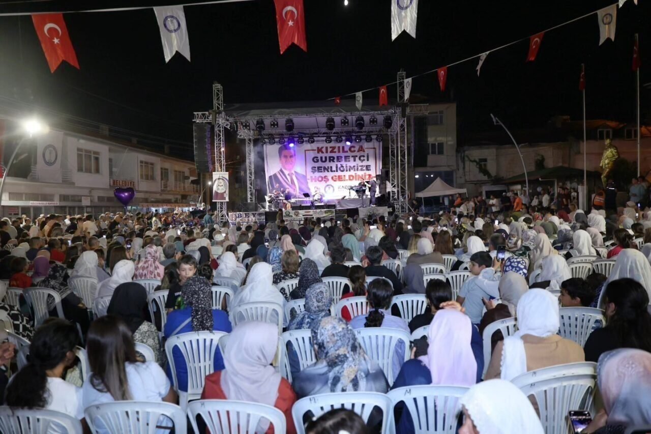 Tavas Kızılca Gurbetçi Şenliği coşkuyla gerçekleşti