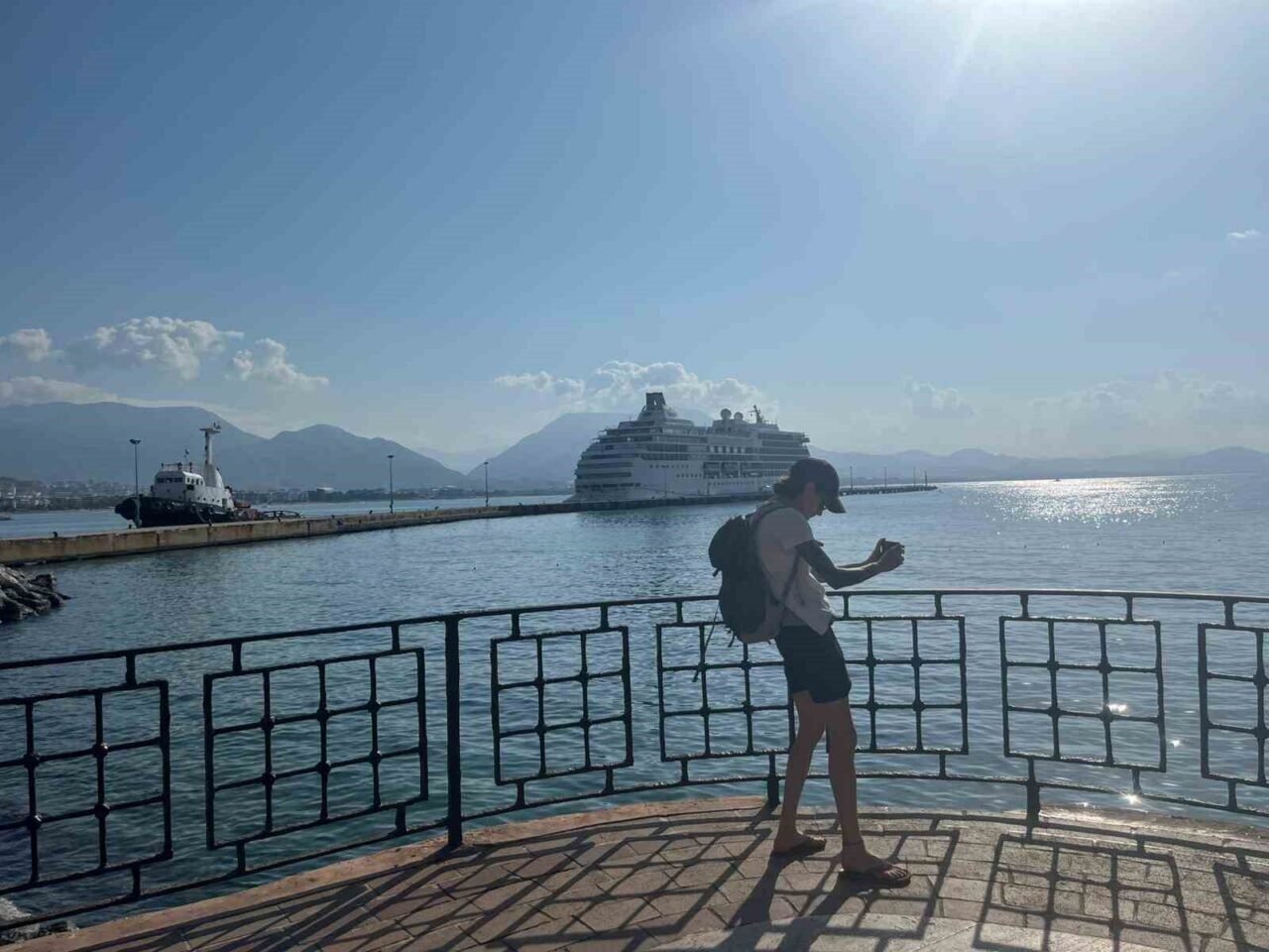 445 yolcu 362 mürettebatlı kruvaziyer Alanya iskelesine ulaştı
