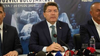 “Türkiye Yüzyılı Buluşmaları” kapsamında Antalya’da konuşan Adalet Bakanı Yılmaz Tunç,