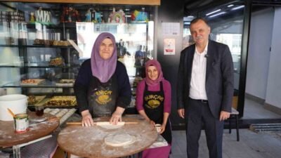 Yaptığı mahalle ziyaretlerinin yanı sıra esnaf ziyaretlerine de devam eden