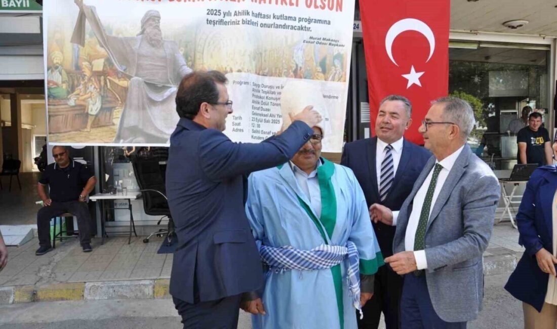 Manisa’nın Salihli ilçesinde Ahilik Haftası, Esnaf ve Sanatkârlar Odası tarafından