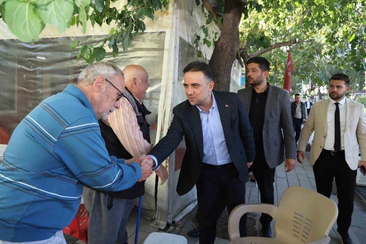 AK Parti’li Baybatur Saruhanlı’da Belen yolu ve yeni hastane hakkında konuştu